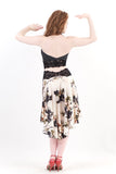 the signature skirt in ink rose