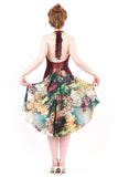 marsala garden dress