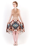 the signature skirt in fire gem