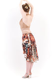 the signature skirt in fire gem