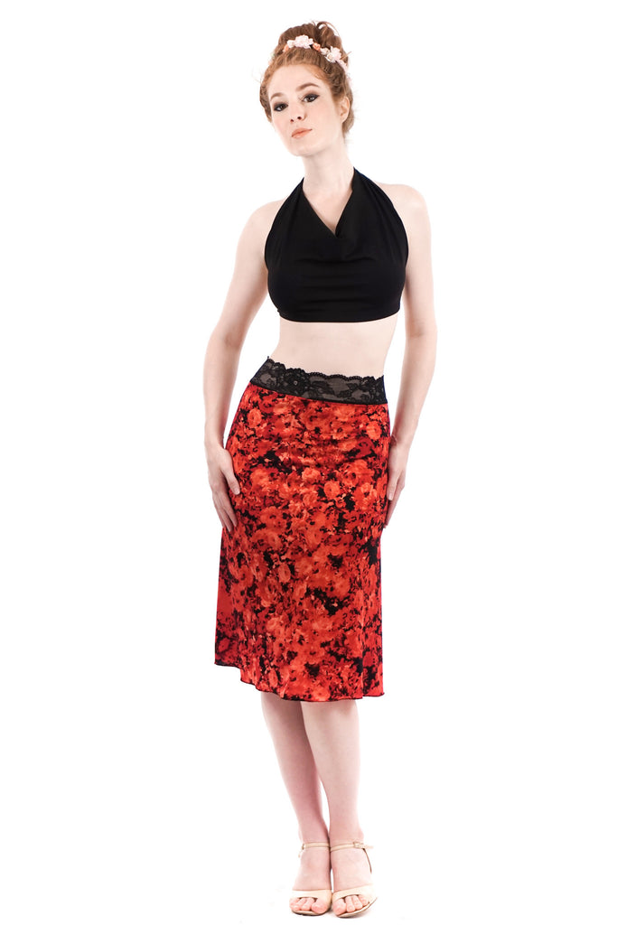 bed of roses fluted skirt