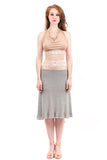 silver and gold signature skirt