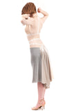 silver and gold signature skirt