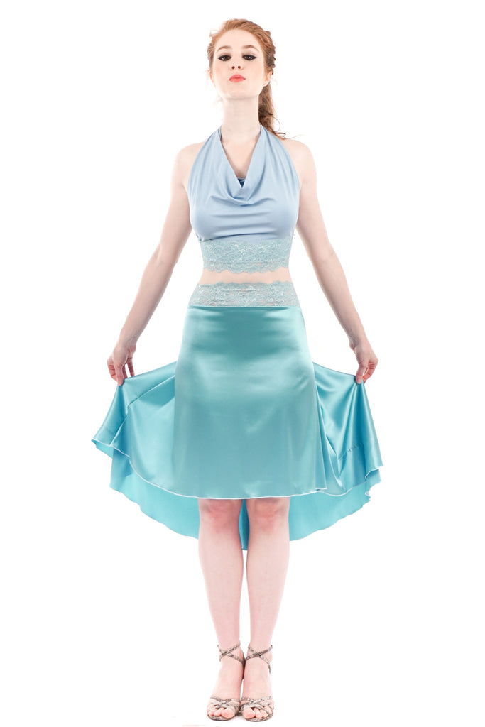 the signature skirt in turned penny