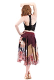 crystal garnet skirt