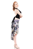the signature skirt in dappled violet