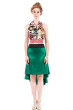 the signature skirt in true emerald
