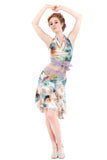 the signature skirt in digital iris
