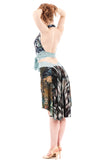 the signature skirt in vignette and tapestry