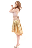 gold leaf layer skirt