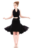 the signature skirt in black diamond