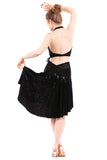 the signature skirt in black diamond