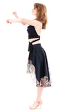beetle wing silk skirt