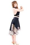 beetle wing silk skirt