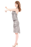 winter pebble fluted skirt