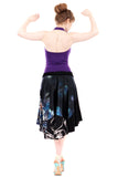ghost rose circle skirt