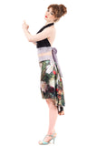 the signature skirt in painted peony