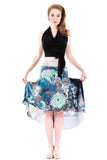 the signature skirt in cornflower galaxy