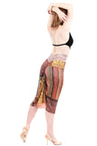 tapestry carpet ruched skirt