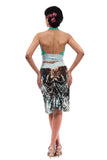 inkwater short ruched skirt