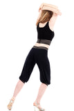 banded navy tango pants