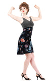 tin and blue china tank dress