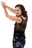 porcelain net draped tank