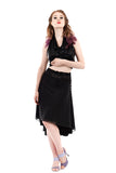 the signature skirt in raven ruffle