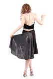 the signature skirt in cygnet & sequins