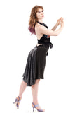 the signature skirt in cygnet & sequins