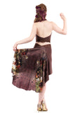 the signature skirt in cocoa and renaissance bouquet