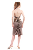 delicate dove ruched skirt