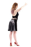 the signature skirt in silver scale tail