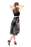 the signature skirt in lace and vectors