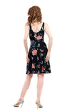 black porcelain tank dress - Poema Tango Clothes: handmade luxury clothing for Argentine tango