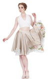 botanist silk skirt - Poema Tango Clothes: handmade luxury clothing for Argentine tango