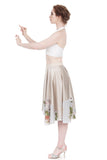 botanist silk skirt - Poema Tango Clothes: handmade luxury clothing for Argentine tango