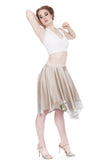 botanist silk skirt - Poema Tango Clothes: handmade luxury clothing for Argentine tango