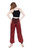 burnout velvet roses tango trousers - Poema Tango Clothes: handmade luxury clothing for Argentine tango