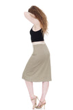 celadon pencil skirt - Poema Tango Clothes: handmade luxury clothing for Argentine tango