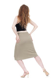 celadon pencil skirt - Poema Tango Clothes: handmade luxury clothing for Argentine tango