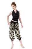 cream tea rose tango pants - Poema Tango Clothes: handmade luxury clothing for Argentine tango