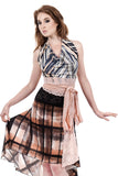 deco pink wrap halter - Poema Tango Clothes: handmade luxury clothing for Argentine tango
