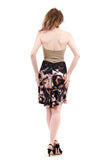 digital abstract skirt - Poema Tango Clothes: handmade luxury clothing for Argentine tango