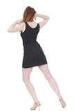 felted smoke short dress - Poema Tango Clothes: handmade luxury clothing for Argentine tango