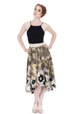 fern, feather & flower skirt - Poema Tango Clothes: handmade luxury clothing for Argentine tango