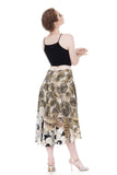 fern, feather & flower skirt - Poema Tango Clothes: handmade luxury clothing for Argentine tango