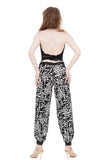 ink graphic tango trousers - Poema Tango Clothes: handmade luxury clothing for Argentine tango