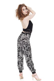 ink graphic tango trousers - Poema Tango Clothes: handmade luxury clothing for Argentine tango