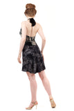 inkflower & dyestorm dress - Poema Tango Clothes: handmade luxury clothing for Argentine tango